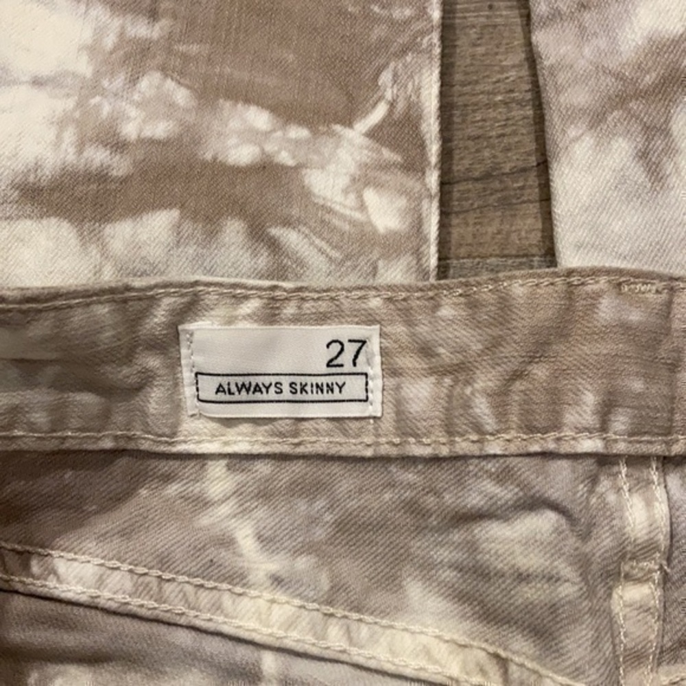 Gap 1969 always skinny new sand tie dye jeans 27 - Picture 4 of 11